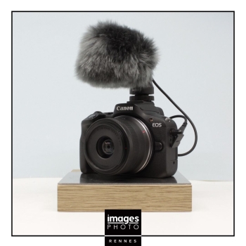 CANON EOS R50 + RF-S 18-45/4.5-6.3 + POIGNÉE HG-100TBR (AVEC BR-E1) + MICRO DM-E100