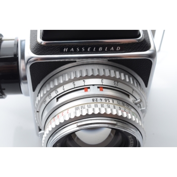 HASSELBLAD 500C CHROME+2.8/80 PLANAR+A12+PRISME PM45