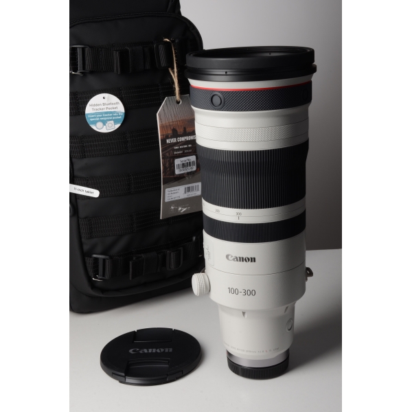 CANON RF 100-300 MM F 2.8 + SAC A DOS