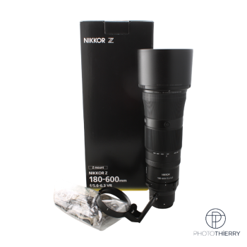 NIKON Z 180-600 MM F/5.6-6.3 VR + LC + COLLIER DE PIED SUPPL