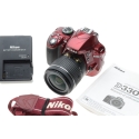 NIKON D 3300 + 18-55 VR-P  ROUGE VERNI   1340 CLICS