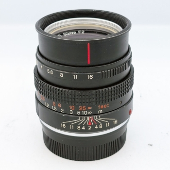 KONICA HEXAR RF + 50mm f/2 + FLASH